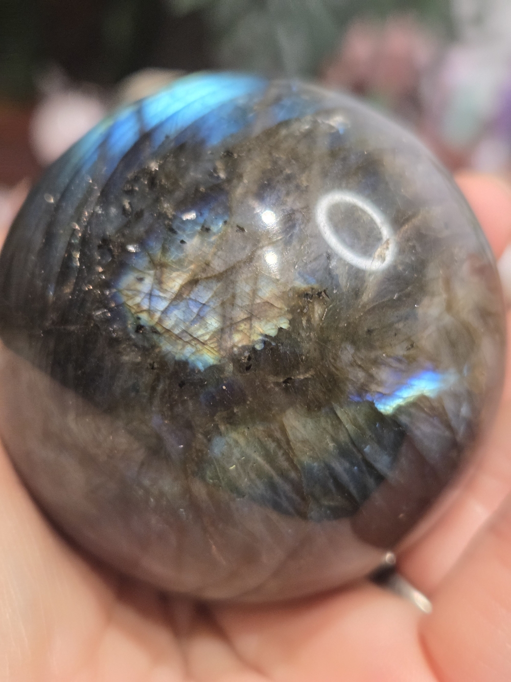 Flashy Labradorite Sphere - Picture 6 of 16